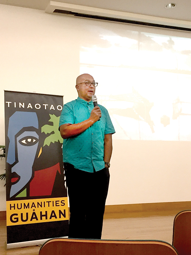 Humanities Guåhan in partnership with the University of Guam hosted a lecture by photojournalist Manny Crisostomo on Sept. 21 at the University of Guam.